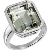 Firetti Fingerring Schmuck Geschenk Silber 925 Silberring Quadrat, mit Amethyst