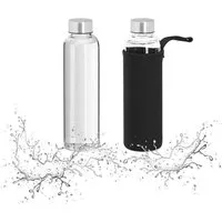 relaxdays Trinkflasche 2er Set Trinkflasche 500 ml