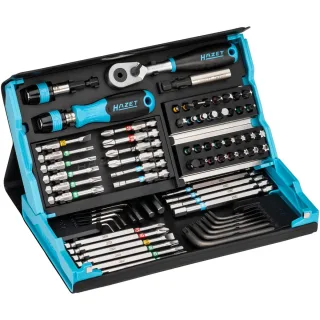HAZET SmartCase Bit Satz Sechskant 6,3 (1/4 Zoll) 73-teilig - 2200SC-31