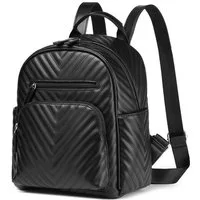 Miss Lulu Minirucksack Damen-Rucksack aus PU-Leder, wasserdicht & diebstahlsicher für Alltag