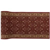 Mazovia Läufer Läufer Teppichläufer Brücke - Vorzimmer Küche - Rot, 67 x 100 cm, Kurzflor, Rutschfest, Meterware, Verschiedene Größen