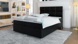 Boxspringbett Schlafzimmerbett TONIO 200x200cm inkl.Bettkasten