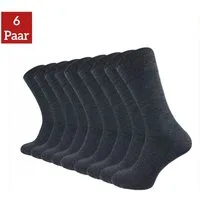 NERS Businesssocken (6 Paar) aus Merinowolle für Damen ohne drückende Naht mit Komfortbund (6-Paar, 6 Paar) Soft Merino, Angenehm und Weich, Atmungsaktiv & Klimaregulierend