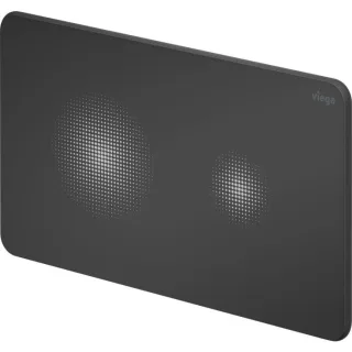Viega WC Betätigungsplatte VfS 25 827663 8615.1 aus Kunststoff in schwarz matt