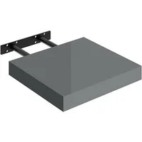 Woltu Wandregal, 1-tlg., hochglänzend Wandboard Schweberegal CD DVD Regal