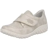 Rieker Klettschuh Slipper, Halbschuh mit floralem Druck