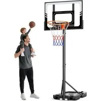 Yohood Basketballkorb Basketballkorb für Kinder 107–213cm mit Ständer und Rädern
