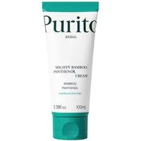 Purito Seoul Tagescreme Mighty Bamboo Panthenol Cream 100 ml – Feuchtigkeitsspendende Gesichtscreme mit Panthenol B5, Bambusextrakt, Centella & Niacinamide, zur Stärkung der Hautbarriere, ideal für trockene & empfindliche Haut