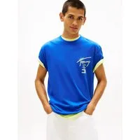 Tommy Jeans T-Shirt TJM REGULAR CITY SIGN Regular fit mit Markenprint
