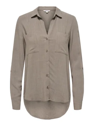 ONLY - ONLYASMIN-SIESTA LS LI BL SHIRT PNT NOOS Walnut - Gr. - S