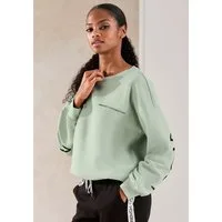 French Connection Sweatshirt mit großem Logodruck auf dem Rücken