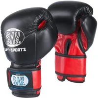 BAY-Sports Boxhandschuhe MiniFighter Kinderboxhandschuhe schwarz/rot Boxen Kickboxen