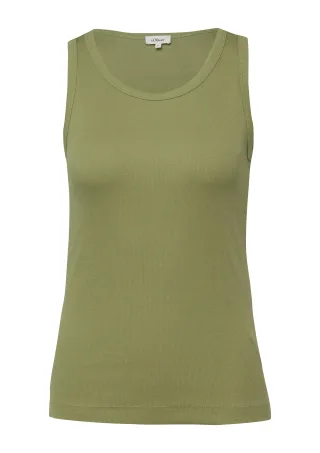 s.Oliver - T-Shirt olive - Gr. - 48