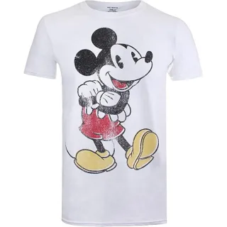 Disney - T-Shirt für Herren (Weiß/Schwarz/Rot)