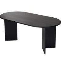 Skye Decor Esstisch Sablin Boho (1-St., 1 Tisch), modernes Design, stabile 180 x 90, Oval Tischplatte