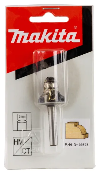 Makita Fräser Rundkanten 6mm - D-09525