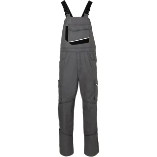 KÜBLER ICONIQ cotton Latzhose anthrazit/schwarz 46 - 3140 1301-9799-46