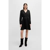 BOSS ORANGE Blusenkleid Doria Premium Damenmode in A-Linien Form