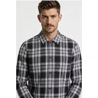 Calvin Klein Big&Tall Karohemd BT_TWILL CHECK SNAPS OVERSHIRT in Großen Größen, Brusttasche
