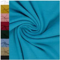 MAGAM-Stoffe Stoff "Noah", Bündchenstoff Feinstrick uni einfarbig ÖKO-TEX Meterware ab 50cm