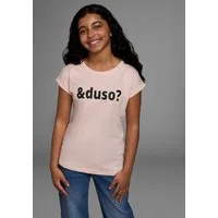 KIDSWORLD T-Shirt &duso? kurzärmelig, bedruckt, Rundhalsausschnitt, aus Baumwolle