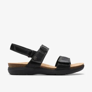 April Clover Schwarze Kombi-Sandalen