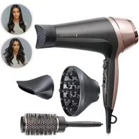 Remington Haartrockner Curl & Straight Confidence D5706 Stylingdüsen Ionen 2200W