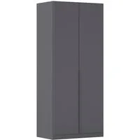 OTTO home Drehtürenschrank Kleiderschrank Schrank Garderobe AGORDO Schlafzimmer (in zwei Griff-Farben, Breiten 91-405 cm, Dekor- oder Hochglanzfront) durchdachte Innenausstattung, in 8 Breiten und 2 Höhen MADE IN GERMANY