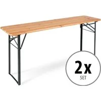 Stagecaptain Gartentisch "Hirschgarten" Bierzelttisch 177 cm (2-St), ebenso kann auch als Esstisch, Campingtisch, Klapptisch dienen