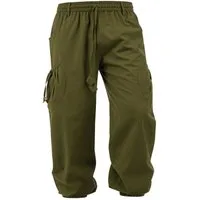 KUNST UND MAGIE Cargohose Kunst und Magie Unisex Goa Pluderhose Pumphose Freizeithose Cargohose