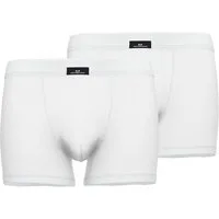 GÖTZBURG Boxershorts X-lastic (2er-Pack) basic, elastischer Bund, eng, weich, elastisch, Baumwollmix