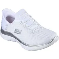 Skechers SUMMITS-DIAMOND DREAM Slip-On Sneaker Schlupfschuh, Freizeitschuh mit praktischer Slip-Ins Funktion