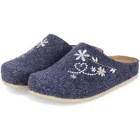Kaerlek Kaerlek 8125-50-Blue Damen Filz blue Pantolette