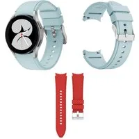 Wigento Smartwatch-Armband Für Samsung Galaxy Watch FE 6 5 4 Normal Pro Classic Silikon Armband
