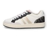 Dockers by Gerli Sneaker Schnürschuh, Retrosneaker mit Leo-Print an der Ferse