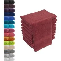 Hometex Premium Textiles Waschhandschuh in Premium Qualität 500 g/m², Feinster Frottier-Stoff 100% Baumwolle, (10er Set), weich, saugfähig, extra schwer & flauschig - TEST BILD TOP MARKE 2025