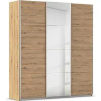 OTTO home Schwebetürenschrank Kleiderschrank Schrank Schlafzimmerschrank Garderobe AGORDO (Breiten 203/271/315/360 cm in drei Griff-Farben - NEU: Farbe SCHWARZ) Top Innenausstattung, in 4 Breiten und 2 Höhen MADE IN GERMANY