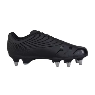 Canterbury - Herren Rugby-Stiefel für weichen Boden "Stampede Team", 2025 (Schwarz/Silber)