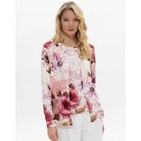 Passioni Cardigan Twinset mit Blumenprint