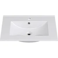 Mai & Mai Waschbecken Einbauwaschbecken Waschtisch aus Keramik inkl. Nano-Beschichtung Br912