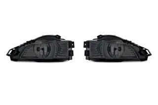 2x Nebelscheinwerfer NSW Schwarz Smoke H10 Birnen SET für Opel Insignia 2008-13
