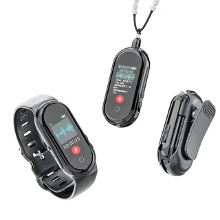 S36A AI Recording Watch ChatGPT Smart Transcription Translation Recorder 1.05in Screen 8H Recording 256 Languages AI Sum