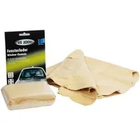 RS 1000 Autowaschbürste Auto-Leder Set Trocken-Tuch + Schwamm, Glas, Lack, (2-tlg., Set), Fenster-Leder Aufsaug-Tuch Reinigung Auto Set Fensterleder Saugtuch