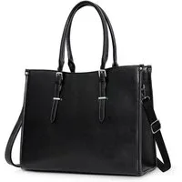 TAN.TOMI Aktentasche Businesstasche Damen Handtasche Shopper Umhängetasche Große Handtasche, Gross Laptop Business Schule Taschen Arbeitstasche 15.6 Zoll
