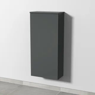 Sanipa 3way Mittelschrank mit 1 Tür, Anthrazit-Matt, SM17022 SM17022