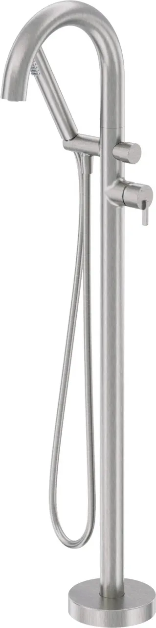 Neuesbad Serie 600 Freistehende Wannenarmatur, U-Auslauf, edelstahl gebürstet NB1DEBQS_F17N1