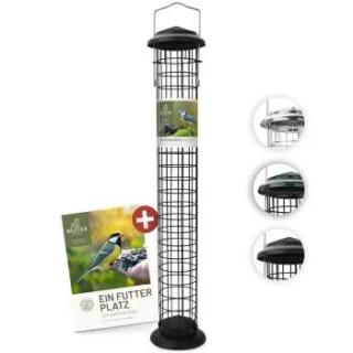 wildtier liebe Meisenknödelhalter 52cm, Schwarz