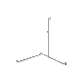 Hewi System 900 Duschhandlauf 900.35M30440 1250 x 965 x 965 mm, Ausführung links, chrom