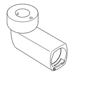 KWC Aquarotter Adapter, F4, für Wandbatterie, für bauseitigen Sterilfilter, Edelstahl, 3600005555 3600005555