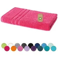 Lavea Handtücher Bali Handtuch 50x100 cm, Sporthandtuch, Fitness-Handtuch, Weiches Bio-Baumwollfrottee (1-St), pflegeleicht, GOTS-zertifiziert, extra saugstark mit 500g/m²